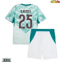 Portugal Nuno Mendes #25 Replica Away Minikit World Cup 2026 Short Sleeve (+ pants)